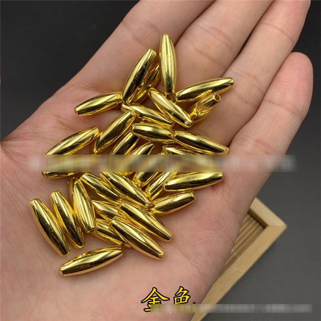 abs plated straight hole miyuki beads