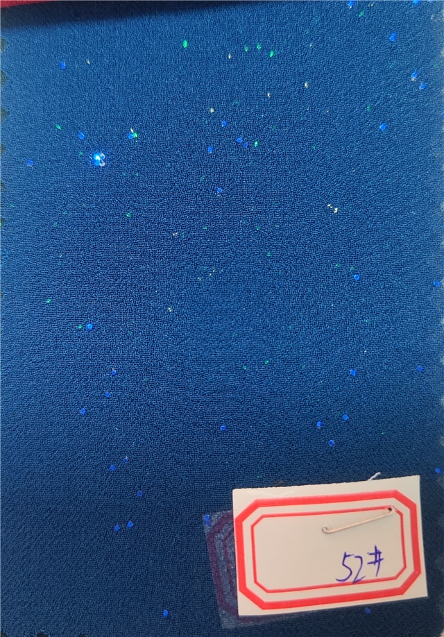 plain glitter chiffon fabric
