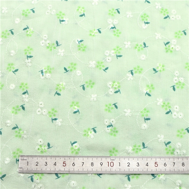 embroidery flower chiffon fabric pink,50*125cm(19.7*49.2