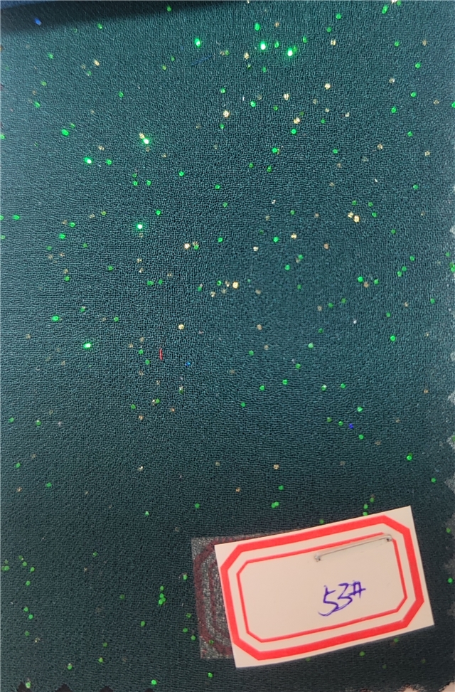 plain glitter chiffon fabric
