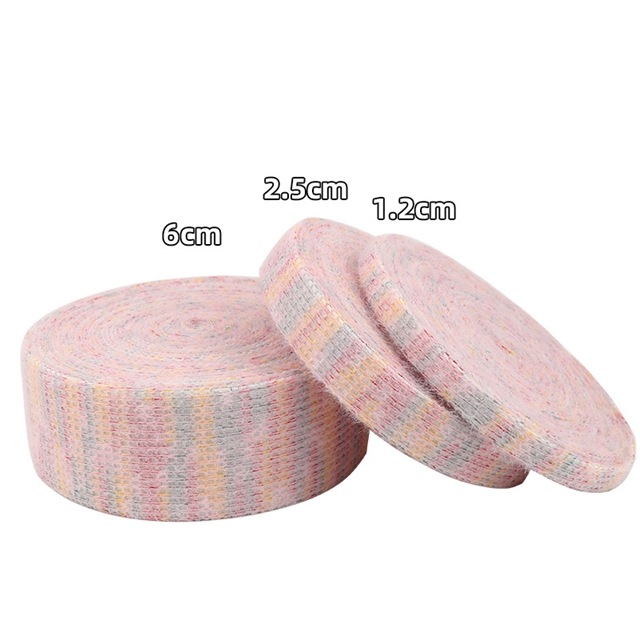 gradient ice cream knitted layering cloth ribbons