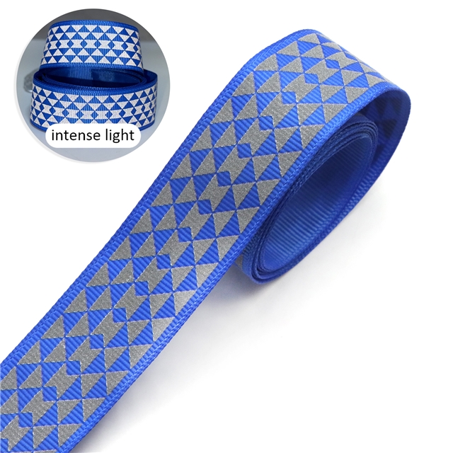 1‘’ 25mm glow in the dark grosgrain glow in the dark ribbon royal,5yard