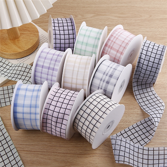 macaron plaid snow yarn