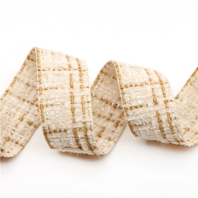 plaid fleece ribbon