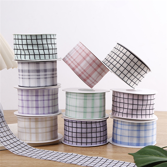 macaron plaid snow yarn