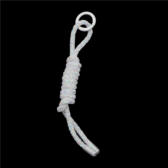 Drill pipe braided keychain accessory