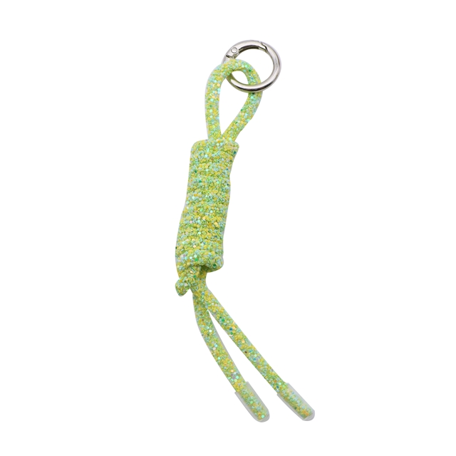 Drill pipe braided keychain accessory