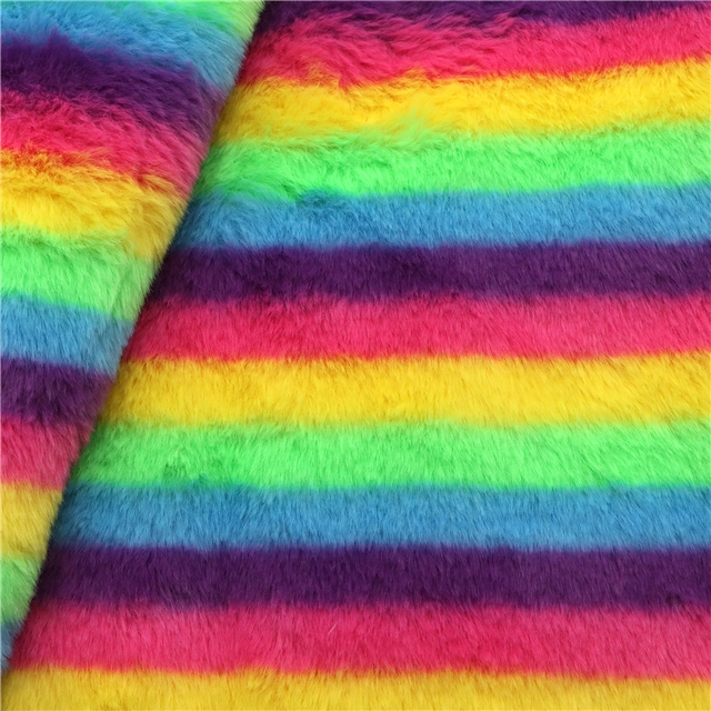 colorful striped velvet fabric 1#,50*178cm(19.7*70.1