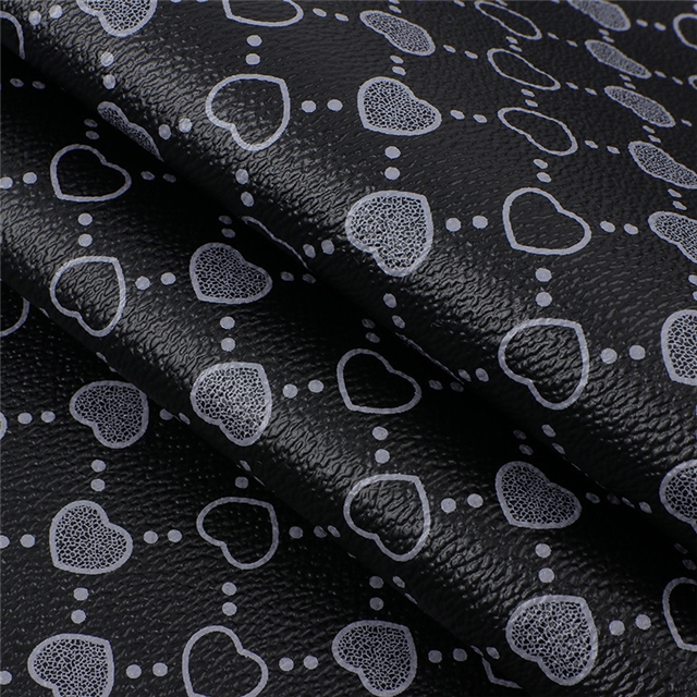 synthetic leather heart faux leather