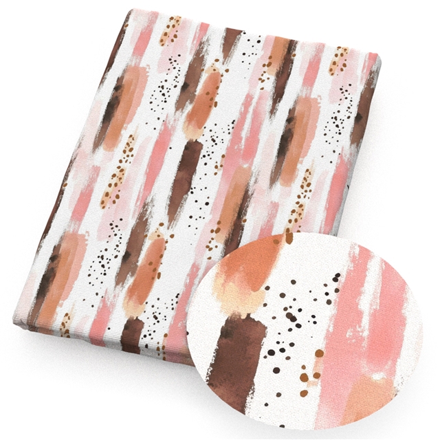 polyester cotton geometric leopard series polyester cotton fabric set (10 pcs/set) polyester cotton fabric,50*45cm(19.7*17.7