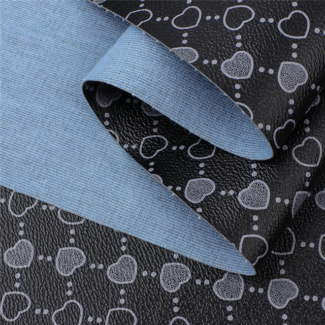 synthetic leather heart faux leather