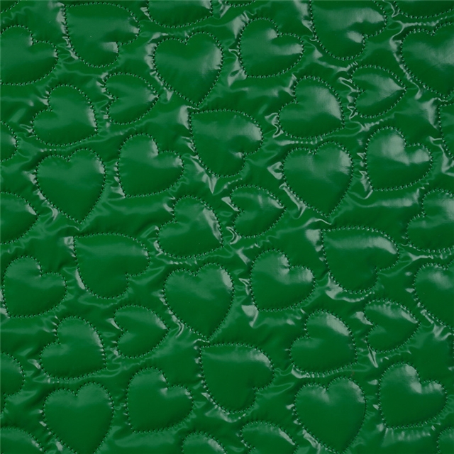 heart ultrasonic embossing PU cotton fabric