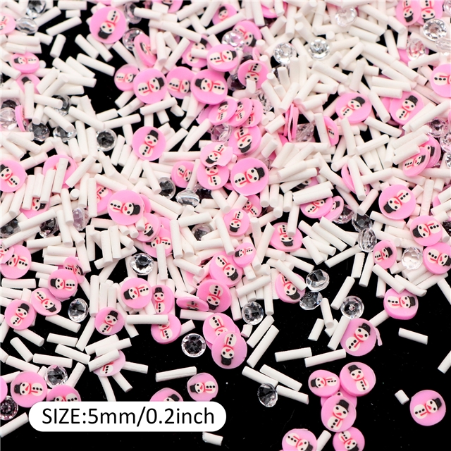 Christmas series soft ceramic slice packaging filler 5#,10g