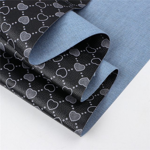 synthetic leather heart faux leather