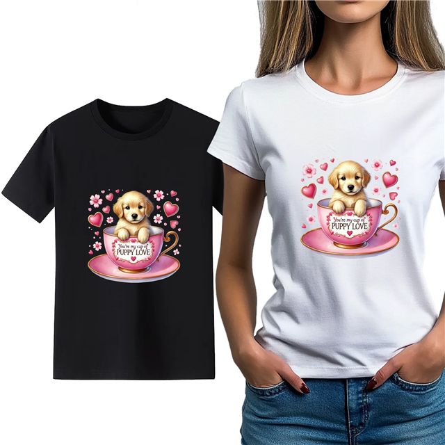 cotton Iron On Transfer Stickers and T-shirts