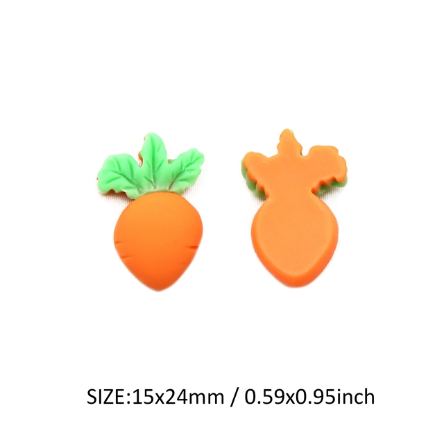 Resin rabbit radish 3d resin accessories