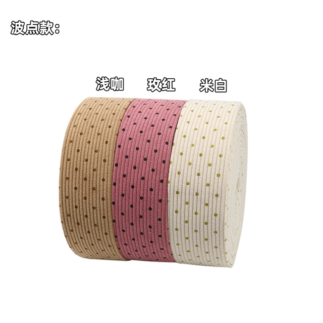 polyester cotton polka dot printed corduroy striped fabric