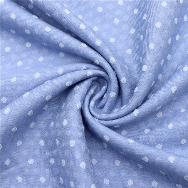 Solid Color Pokal Dot Jacquard Fabric 3#blue,50*140cm(19.7*55.1