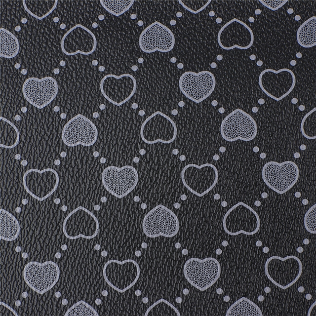 synthetic leather heart faux leather