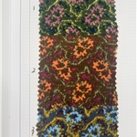 floral printed corduroy fabric