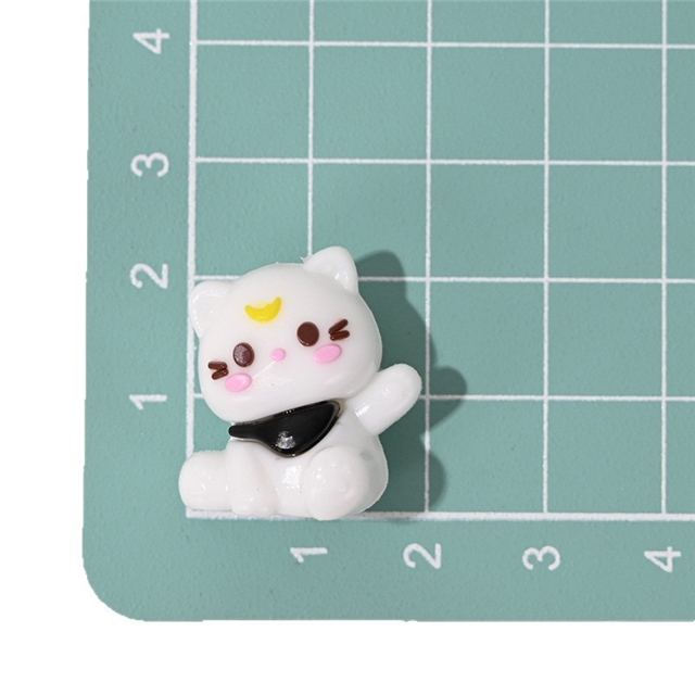 rubber three-dimensional cat rubber beads