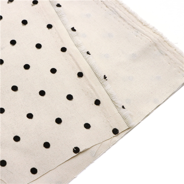 velvet dot twill fabric
