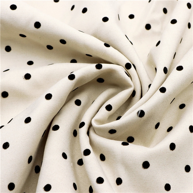 velvet dot twill fabric