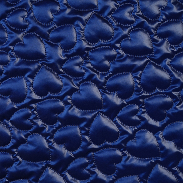 heart ultrasonic embossing PU cotton fabric