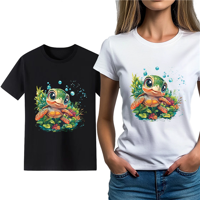 cotton Iron On Transfer Stickers and T-shirts