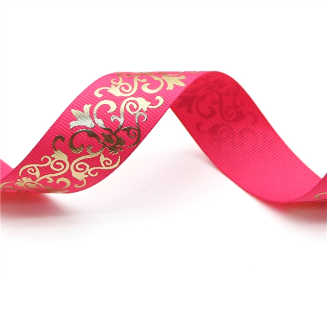 1" GOLD grosgrain 25mm(1