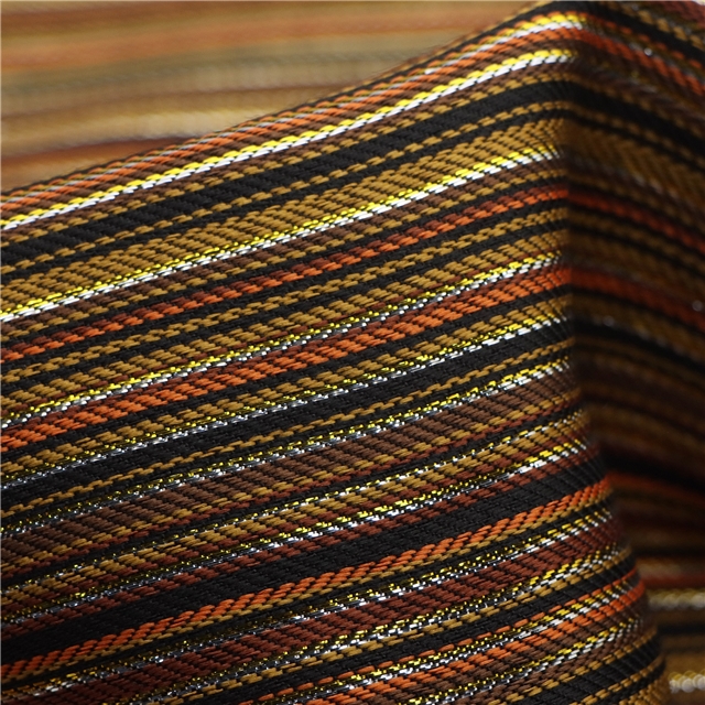 Fine colored striped bright Metallic Embroidery Threads fabric 98-94#,50*145cm(19.7*57.1