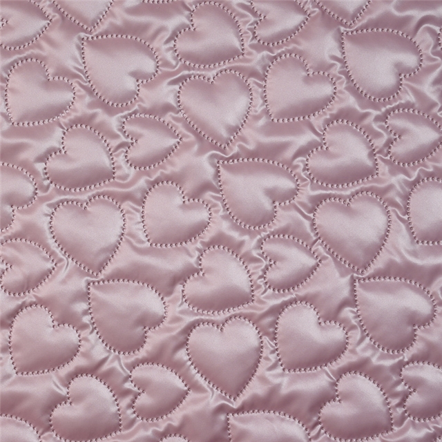 heart ultrasonic embossing PU cotton fabric