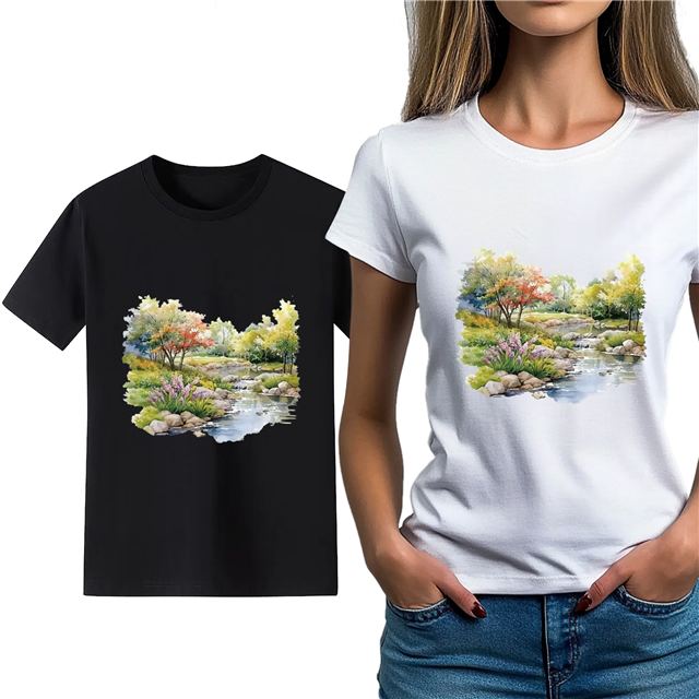 cotton Iron On Transfer Stickers and T-shirts