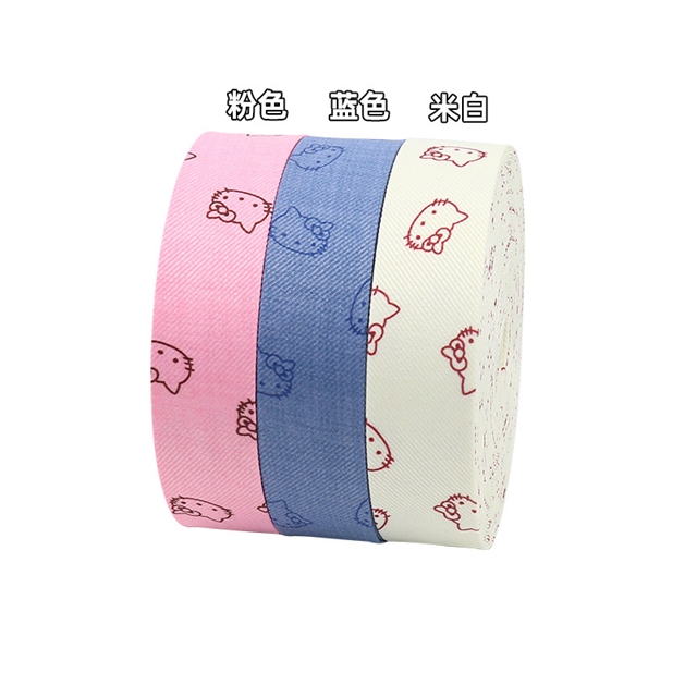 hellokitty fabric cut to stripe