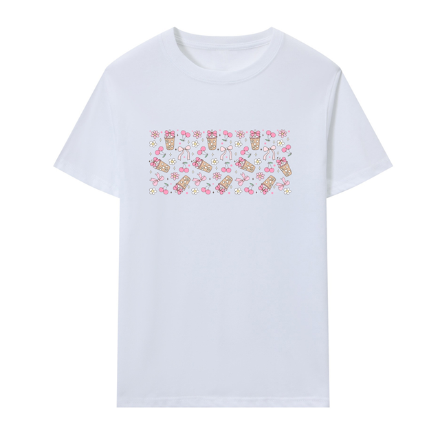 cotton Iron On Transfer Stickers and T-shirts