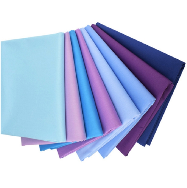 100% cotton plain 100% cotton fabric set