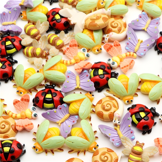 resin insect amusement park 3d resin accessories