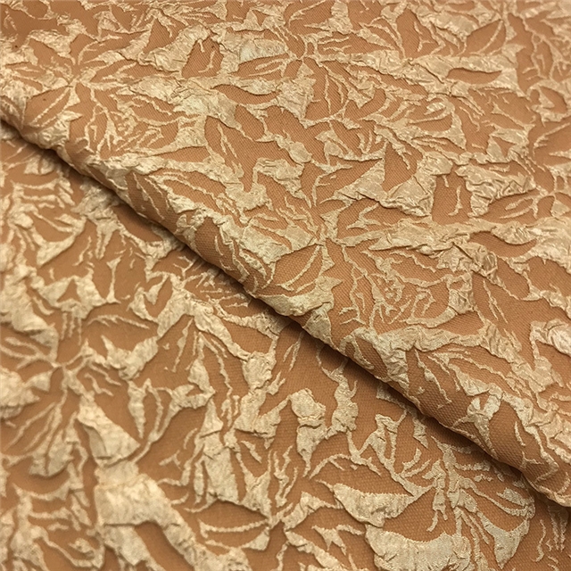 relief abstract bubble jacquard fabric