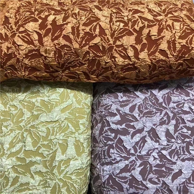 relief abstract bubble jacquard fabric
