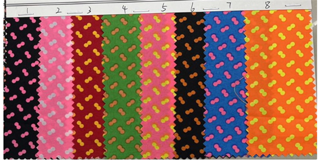 dots 100％ polyester fabric