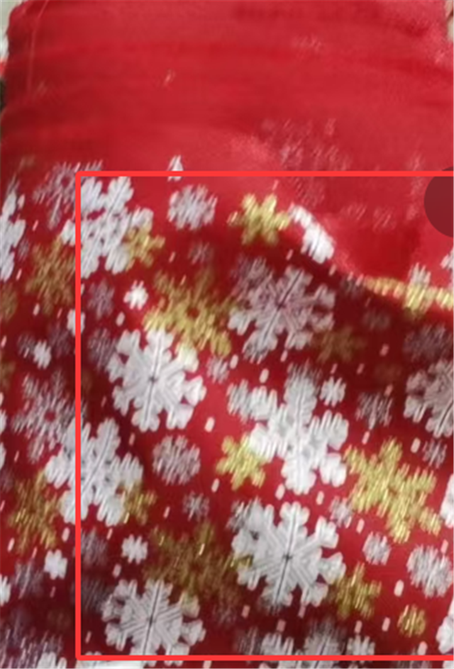 christmas snowflakes imitation hemp fabric
