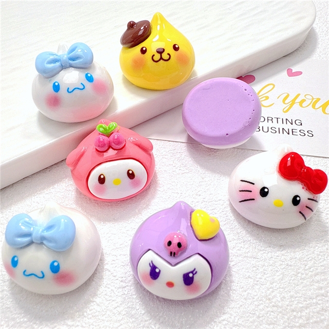 resin Sanrio 3d resin accessories