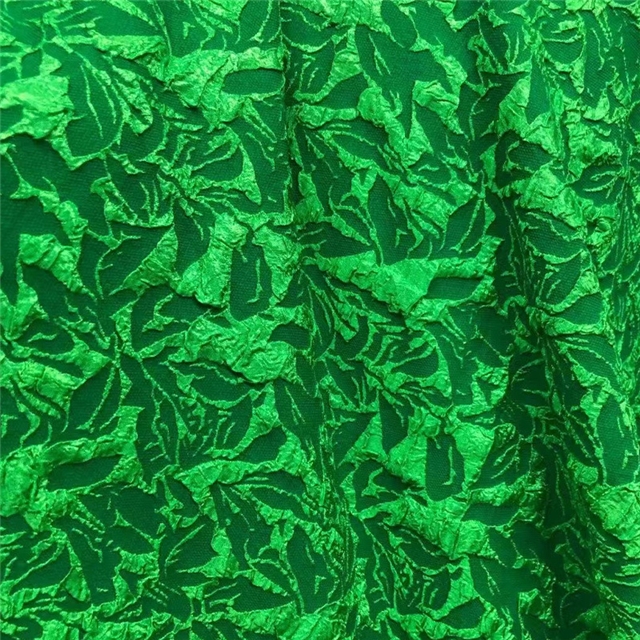 relief abstract bubble jacquard fabric