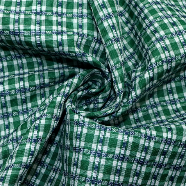 plain jacquard plaid fabric