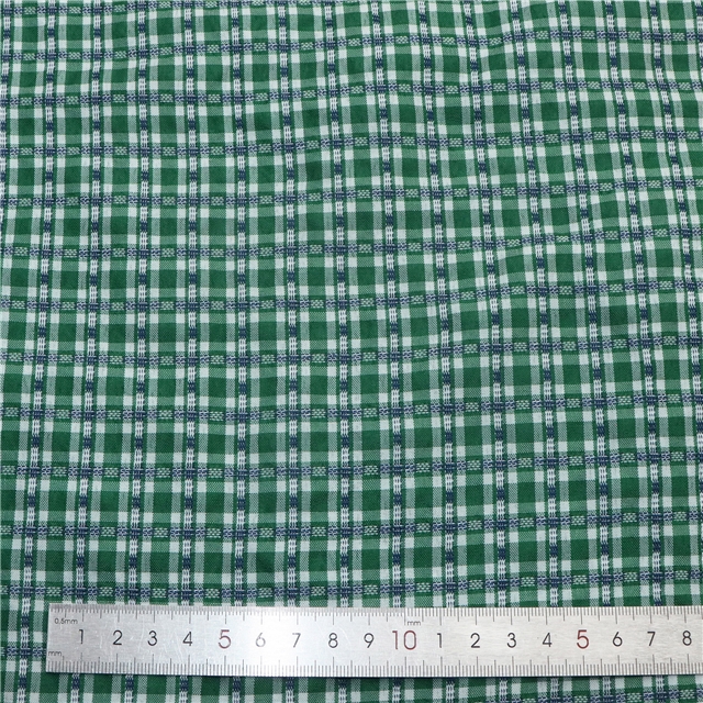 plain jacquard plaid fabric