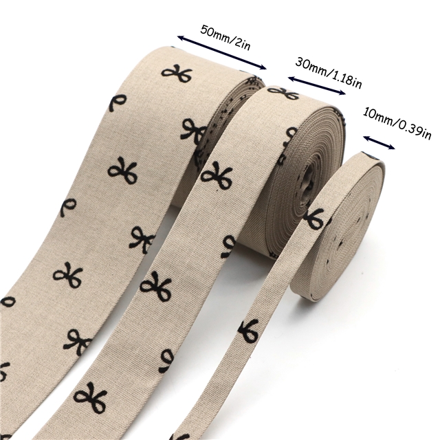 polyester bow series fabric cut to stripe