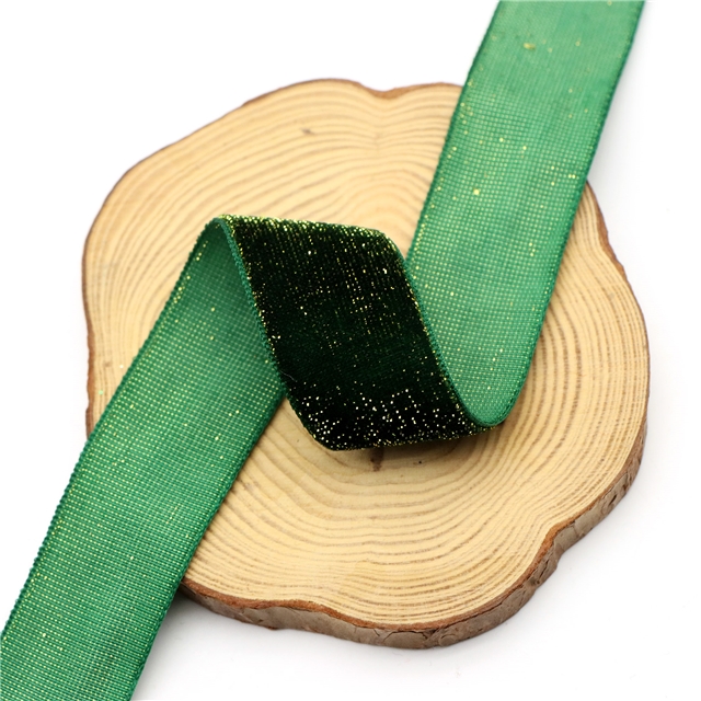 gold wire scallion velvet belt 2.5cm(1