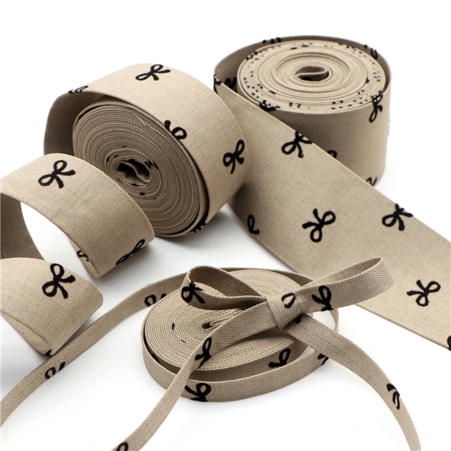polyester bow series fabric cut to stripe