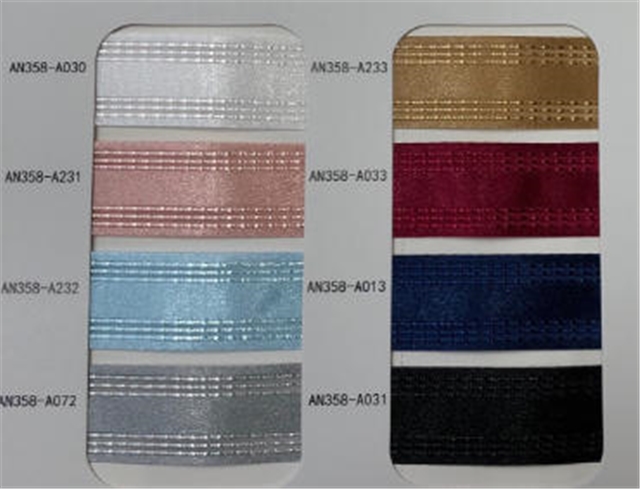 solid colored nylon satin with multiple jumper straps