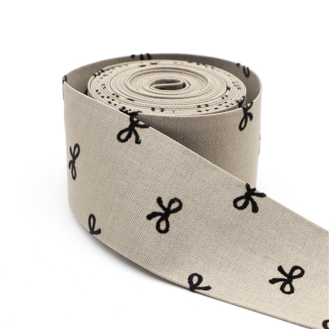 polyester bow series fabric cut to stripe